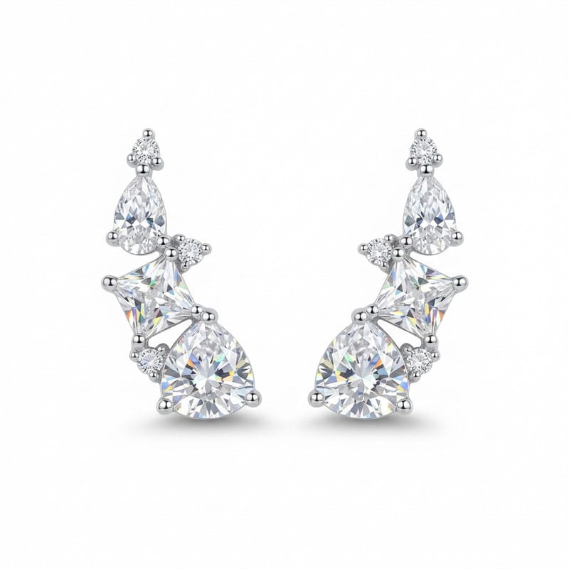 Brinco Earcuff Cristal P