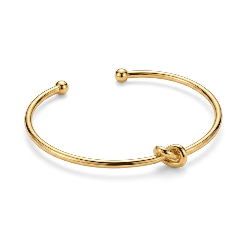 Bracelete Nó Banho Ouro